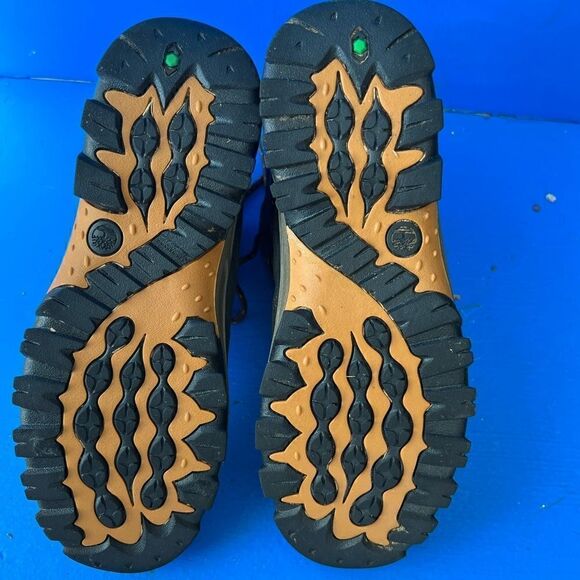 Timberland Boys Mt. Maddsen A14IB Brown Leather Lace Up Hiking Boots Size US 6.5 - Picture 5 of 6